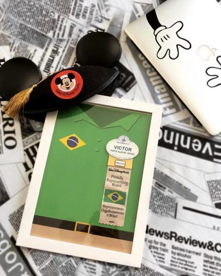 Nametag no Quadrinho de Costume
